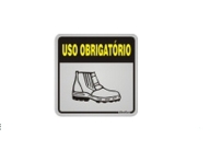 Placa Uso Obrigatório de Botas